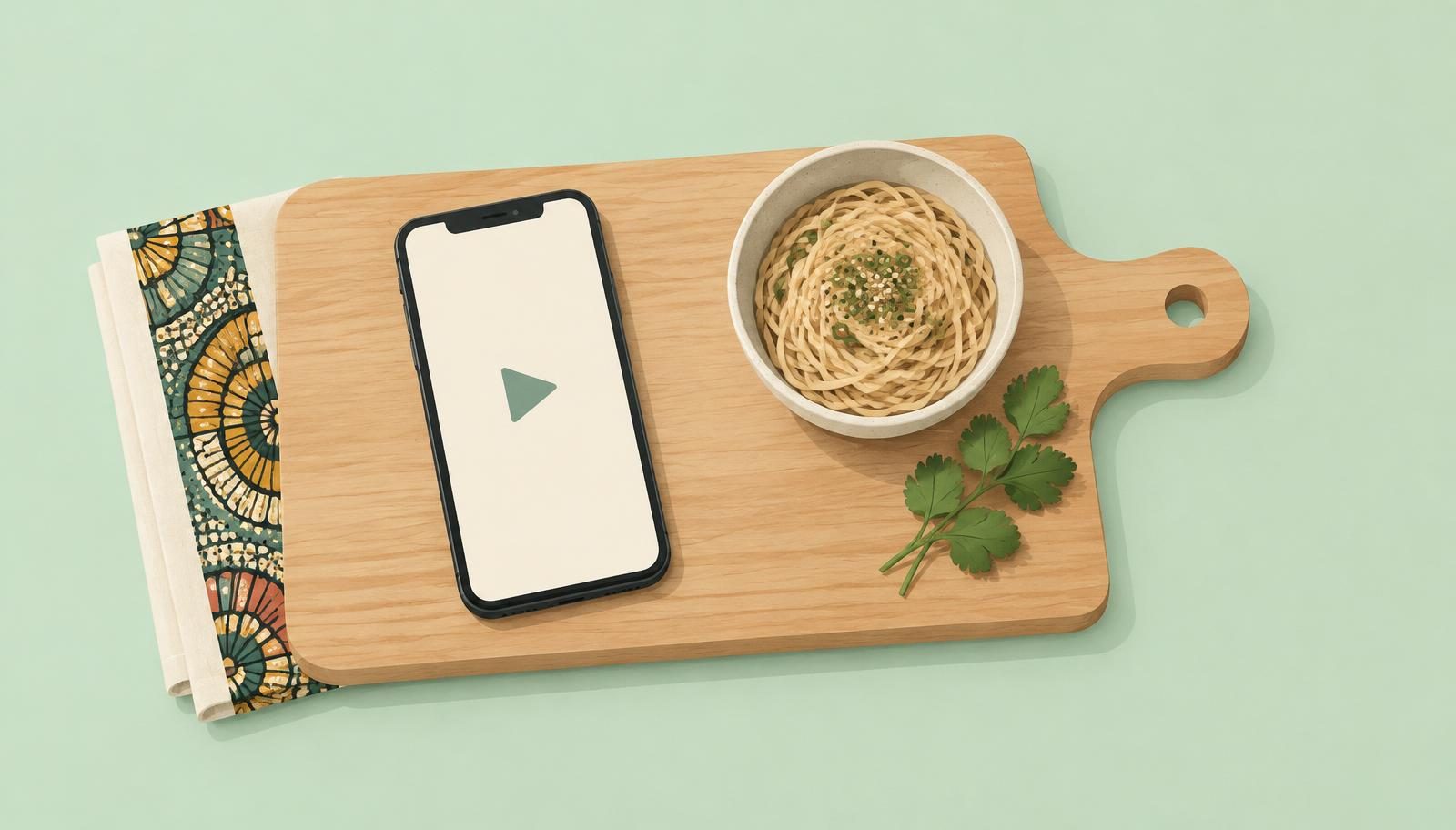How I save recipes from TikTok (without pausing 40 times)